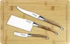 HAWS Laguiole Set di 3 coltelli da formaggio con tagliere Anteprima dell’immagine prodotto 1