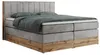 MKS MEBLE King Boxspringbett 180x200 mit Bettkasten Eiche, Produktbild-Vorschau 4
