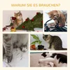 Pawhut Paws Arbre à chat, arbre à grimper jusqu'au plafond, Voir les images du produit 7