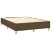 Möbel Boxspringbett mit Matratze & LED Dunkelbraun 140x200 Produktbild-Vorschau 5