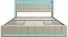 Lit double UnboxG 140 x 190 cm beige en tissu avec 4 Voir les images du produit 16