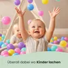 50 Bunte Bälle für Bällebad 5,5cm Baby Spielbälle Kinder Produktbild-Vorschau 5