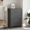 vidaXL Lagerschrank Industrial Anthrazit 75x40x115 cm Produktbild-Vorschau 2