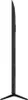 Side view of a black television on a stand against a white background. Produktbild-Vorschau