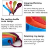 Messlöffel Set Bunte Kunststoff Messlöffel Set für Backen Produktbild-Vorschau 3