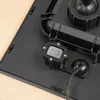 A close-up view of the back of a solar-powered string light product, showing a switch and a wire exiting a housing. Produktbild-Vorschau