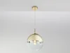 Globo Lighting lampada a sospensione in metallo color oro, Anteprima dell’immagine prodotto 4