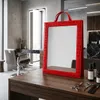 Spiegel Q-32-RED grote kappersspiegel met handvat Productafbeelding-voorbeeld 7