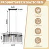 ZMH  Pendelleuchte 2 Flammig Hängeleuchte Esstisch E27 Produktbild-Vorschau 2
