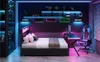 Gaming-Plattformbett 140x200 cm mit LED-Kopfteil, Produktbild-Vorschau 10