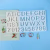 Stampo in silicone per lettere e numeri, 36 x 19,4 x 1 cm Anteprima dell’immagine prodotto 3