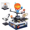 Hand-cranked Drehbares Sonnensystem Bauspielzeug mit Licht, Produktbild-Vorschau 1