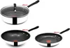 Tefal Jamie Oliver Pfannenset - Pfanne 24cm + Wok 28cm + Produktbild-Vorschau 1
