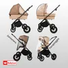 BabyLux® Passeggino Multifunzionale 3in1 ROSSO, Beige, Anteprima dell’immagine prodotto 8