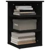 vidaXL Étagère d'appoint noire 35x35x55 cm Bois composite Voir les images du produit 4