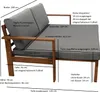 DEGAMO Gartensofa Liegesofa Gartenliege PARANA ausziehbar Produktbild-Vorschau 11