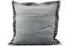 2-Set SAMT KISSENBEZUG mit Stehsaum 40x40cm ASCHGRAU Produktbild-Vorschau 2