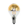 LED Filament Tropfen 4W fast 40W E14 Kopfspiegel gold Kugel Produktbild-Vorschau 2