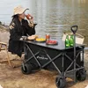 Duży wózek plażowy z kołami ze zbiornikiem, obrót 360°, Podgląd zdjęcia produktu 2