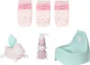 Zapf 706602 Baby Annabell Vasino Set verde menta/rosa Anteprima dell’immagine prodotto 1