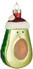 BRUBAKER Weihnachtsavocado - Handbemalte Weihnachtskugel Produktbild-Vorschau 1