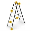 Drabina domowa stalowa dwustronna składana HIGHER 2x8 Podgląd zdjęcia produktu 6