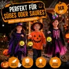 3er Set Halloween Deko Kürbis Laternen, LED Kürbis Lampen Produktbild-Vorschau 4