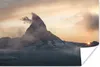 MuchoWow® Poster Das neblige Matterhorn bei Zermatt in der Produktbild-Vorschau 1