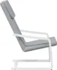 relaxační křeslo vidaXL Light Grey Fabric Náhled obrázku produktu 5