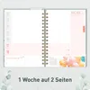 Family-Timer 2026/2027 / 17 Monate / A5 / Minty Leaves / Produktbild-Vorschau 4