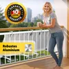 2x Balkonkraftwerk Halterung eckig Balkonhaken Produktbild-Vorschau 3