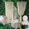 Boho Vorhänge 2er Set Beige Vintage Stricken Gardinen Produktbild-Vorschau 7