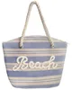 Robin Ruth Strandtasche Luida gestreift mit Schriftzug Produktbild-Vorschau 1