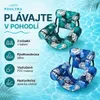2-dielna súprava ležadiel k bazénu – POOLYRA zelená + modrá Náhľad obrázku produktu 2