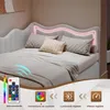 Kinderbett/Tagesbett mit Stauraum und LED-Beleuchtung – 90 Produktbild-Vorschau 3