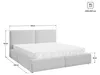 Masseno Polsterbett FELURO 160x200 cm, Polsterbett mit Produktbild-Vorschau 6