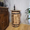 Holzfassbar mit RGB-LED-Aufsatz zur Lagerung von Alkohol Produktbild-Vorschau 2