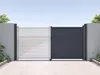 Torpfosten - Aluminium - B 15 cm x H 190 cm - Anthrazit - Produktbild-Vorschau 2