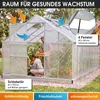 BRAST Gewächshaus Aluminium mit Fundament | 430x250x205cm | Produktbild-Vorschau 6