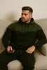 Herren Jogginganzug | Freizeitanzug 984 Schwarz Oliv L Produktbild-Vorschau 5