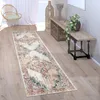 Teppich Läufer Flur Schlafzimmer Kurzflor Vintage Pastell Produktbild-Vorschau 1