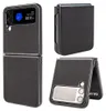 Samsung Galaxy Z Flip4 Design Crocodile Texture Schwarz Produktbild-Vorschau 1