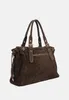 Borsa a mano donna pelle scamosciata  Italy Chiusura zip Anteprima dell’immagine prodotto 3
