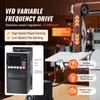 A VFD variable frequency drive connected to a belt sander, with feature callouts. Produktbild-Vorschau