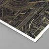 Poster - Poster ohne Rahmen - Ornament Gold Schwarz - 50x70 Produktbild-Vorschau 2
