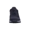 A front view of a blue men's sneaker with gray accents. Produktbild-Vorschau