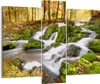 Bild auf Leinwand - Leinwandbild - Sonne Berg Bach Park - Produktbild-Vorschau 1