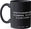 Mr. & Mrs. Panda Kaffeebecher Spruch Pharaonenhund Eleganz Produktbild-Vorschau 2