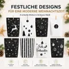 24 stuks adventskalender zakjes, zwart, om te vullen, met Productafbeelding-voorbeeld 6