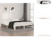 vidaXL Massivholzbett Weiß 150x200 cm -  Betten & Produktbild-Vorschau 1